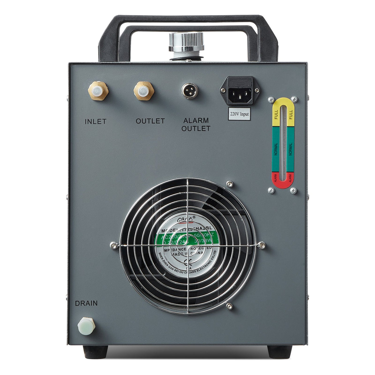 VEVOR tööstuslik veejahuti CW-3000 PRO, 150 W, 12 l paak, 18 l/min, laserseadmetele