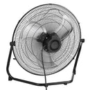 VEVOR 50 cm grīdas ventilators, 3 ātrumi, 360° regulējams leņķis, jaudīgs rūpnieciskais ventilators