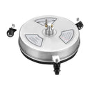 38 cm augstspiediena virsmas tīrītājs ar riteņiem, nerūsējošā tērauda betona tīrītājs, 275 bar, 1,6 cm ātrās savienošanas uzgalis ar 2 pagarinājuma stieņiem