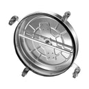 VEVOR 61 cm augstspiediena virsmas tīrītājs ar rokturiem un riteņiem, nerūsējošā tērauda betona tīrītājs, 275 bar, 0,95 cm savienotājs un 0,63 cm adapteris, grīdu, piebraucamo ceļu un terases uzgalis