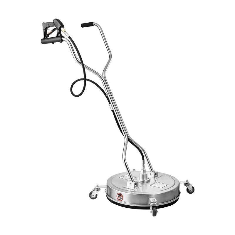 56 cm augstspiediena mazgātāja virsmas tīrītājs ar 4 riteņiem un diviem rokturiem, maksimālais spiediens 4000 PSI