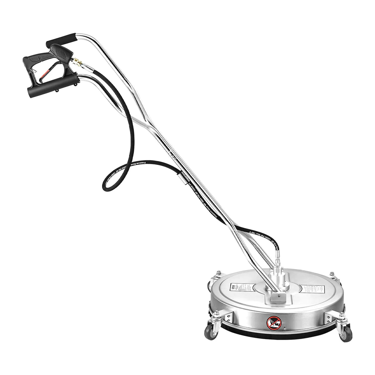 VEVOR 56 cm High-Pressure Surface Cleaner with 4 Wheels and Dual Handles, Maximum Pressure 4000 PSI