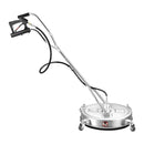 56 cm augstspiediena mazgātāja virsmas tīrītājs ar 4 riteņiem un diviem rokturiem, maksimālais spiediens 4000 PSI