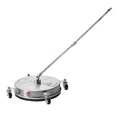 42 cm augstspiediena mazgātāja virsmas tīrītājs ar 4 riteņiem, nerūsējošais tērauds, maksimālais spiediens 4000 PSI