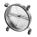 42 cm augstspiediena mazgātāja virsmas tīrītājs ar 4 riteņiem, nerūsējošais tērauds, maksimālais spiediens 4000 PSI