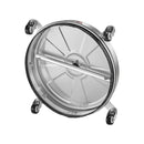 46 cm augstspiediena mazgātāja virsmas tīrītājs ar 4 riteņiem, maksimālais spiediens 4000 PSI, ar 2 pagarināmajām spraudstieņiem