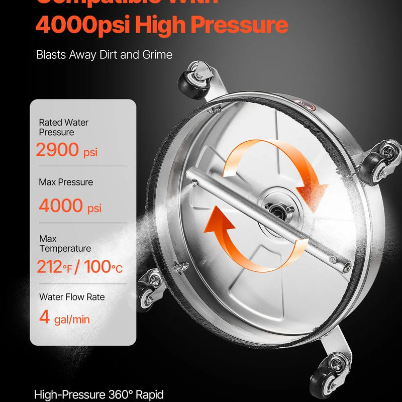 38 см аугстспидиена мазгатая вирсмас тиритайс ар 4 ритением, максималаис спидиенс 4000 PSI, ар 2 пагаринамаям спаудстиением