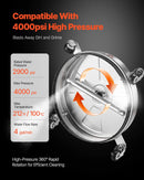 38 см аугстспидиена мазгатая вирсмас тиритайс ар 4 ритением, максималаис спидиенс 4000 PSI, ар 2 пагаринамаям спаудстиением