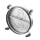 53 cm augstspiediena mazgātāja virsmas tīrītājs ar 4 riteņiem un diviem rokturiem, maksimālais spiediens 4000 PSI