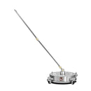 36 cm augstspiediena mazgātāja virsmas tīrītājs ar 4 riteņiem, maksimālais spiediens 4000 PSI, ar 2 pagarināmajām spraudstieņiem