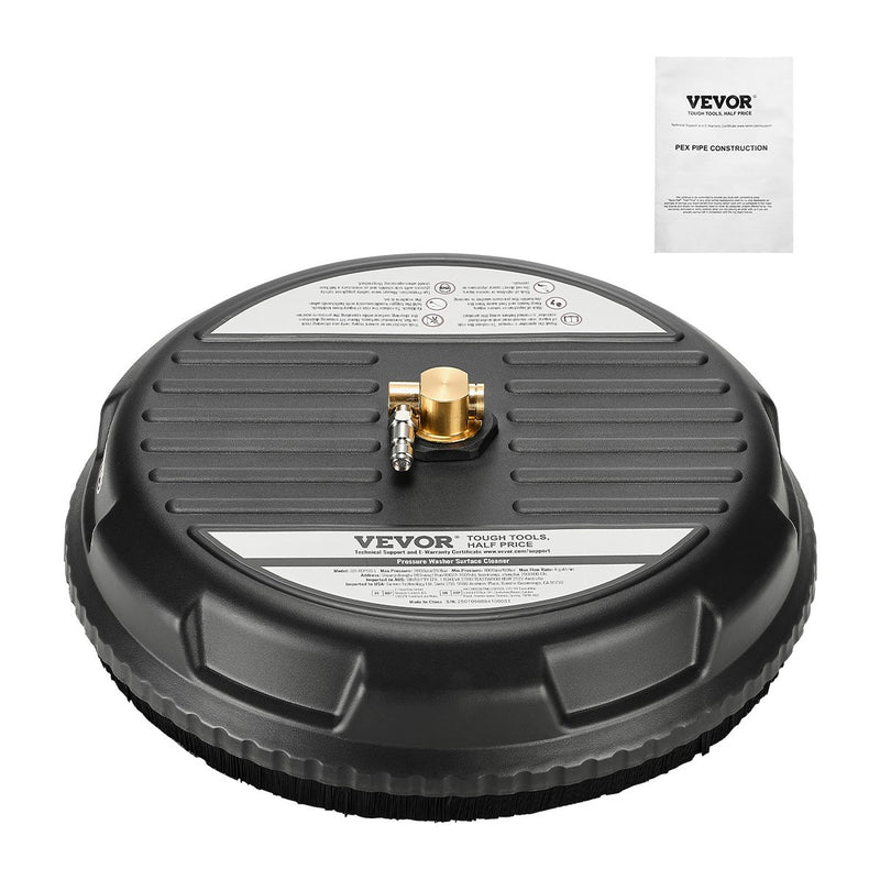 Augstspiediena mazgātāja virsmas tīrītājs, Ø38 cm, 4 riteņi, līdz 207 bar, plastmasa, melns