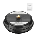 Augstspiediena mazgātāja virsmas tīrītājs, Ø38 cm, 4 riteņi, līdz 207 bar, plastmasa, melns