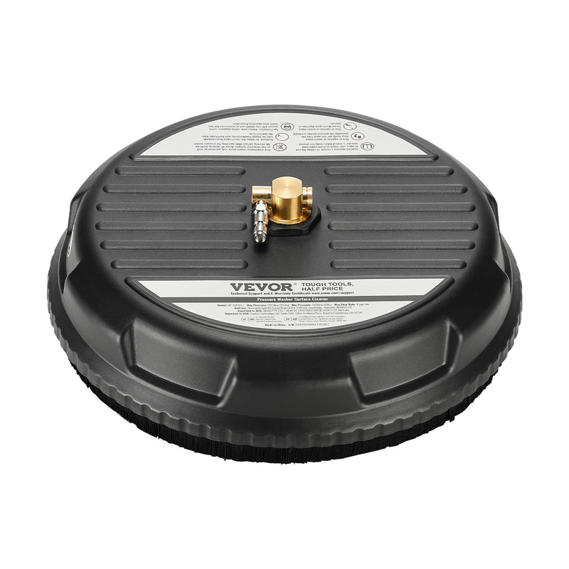 Augstspiediena mazgātāja virsmas tīrītājs, Ø38 cm, 4 riteņi, līdz 207 bar, plastmasa, melns