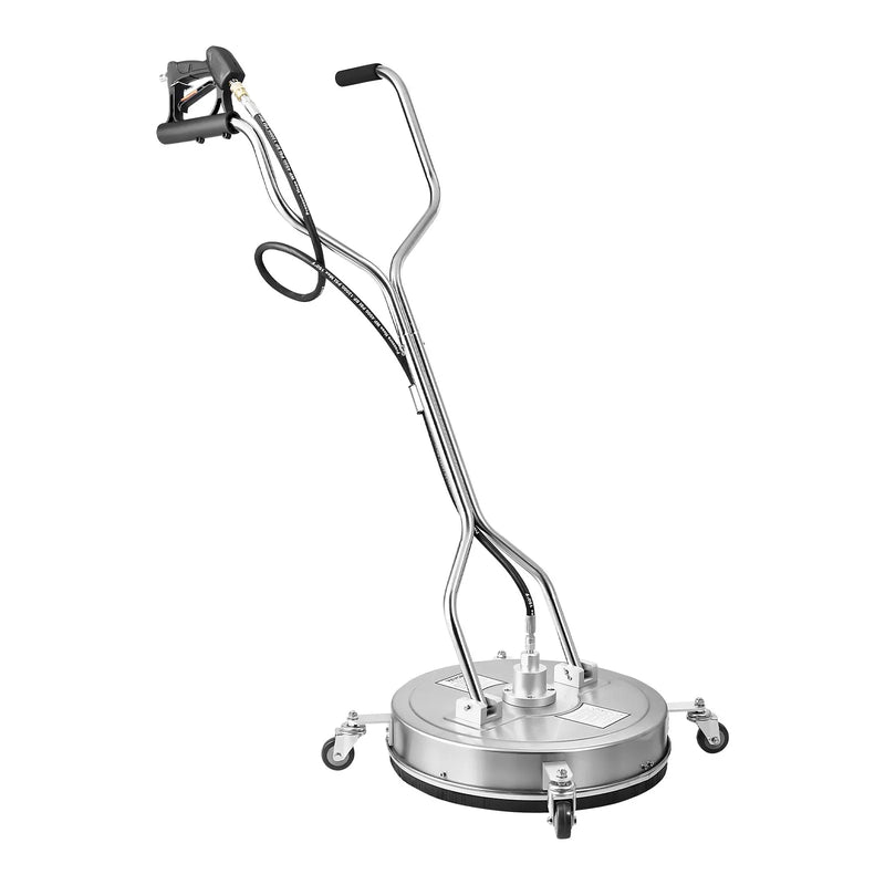51 cm augstspiediena mazgātāja virsmas tīrītājs ar 4 riteņiem un diviem rokturiem, maksimālais spiediens 4000 PSI