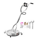 51 cm augstspiediena mazgātāja virsmas tīrītājs ar 4 riteņiem un diviem rokturiem, maksimālais spiediens 4000 PSI