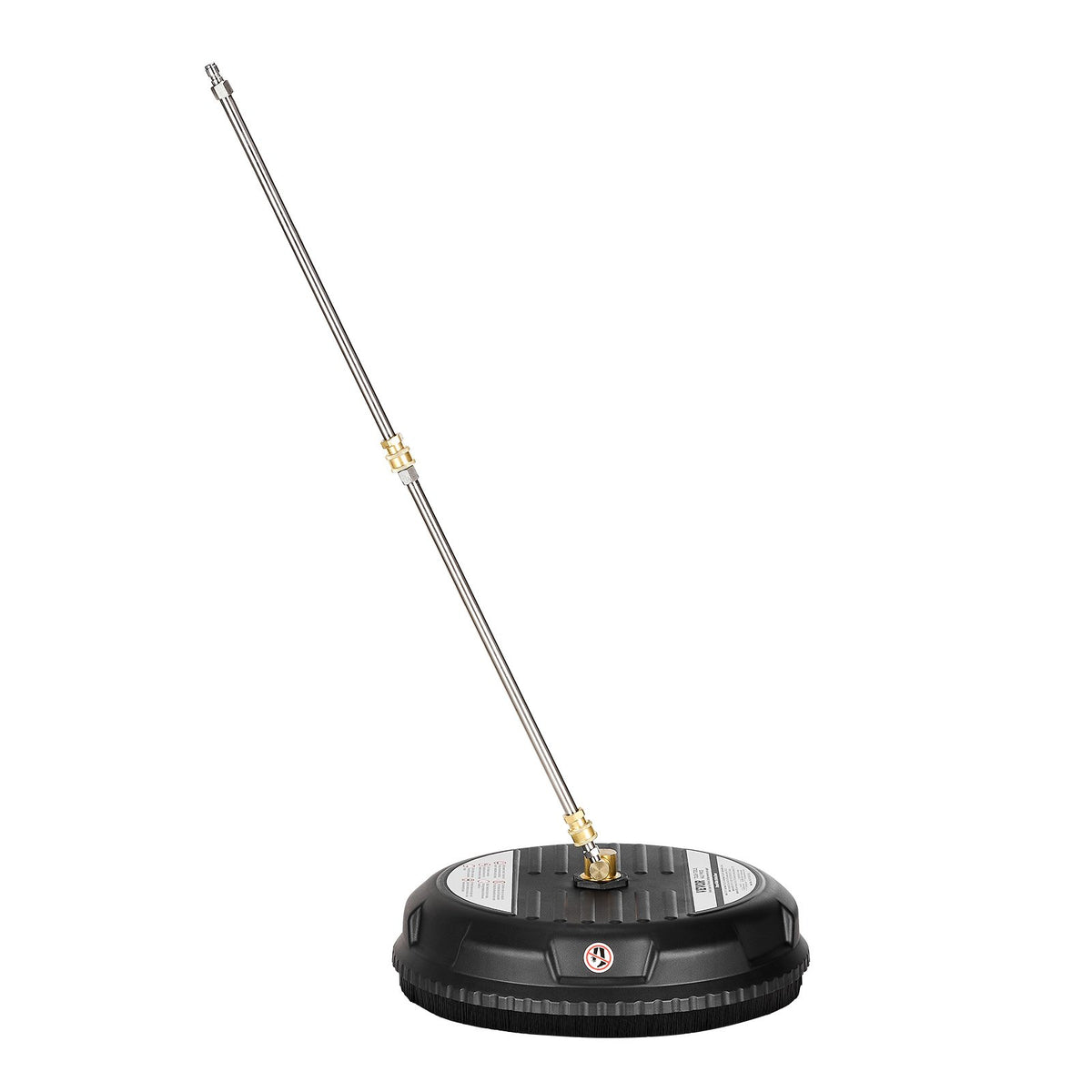 VEVOR 38 cm virsmas tīrītājs augstspiediena mazgātājam, līdz 207 bar, plastmasa, ar 2 pagarinājuma stieņiem
