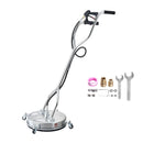 46 cm augstspiediena virsmas tīrītājs ar 4 riteņiem un dubulto rokturi, 275 bar