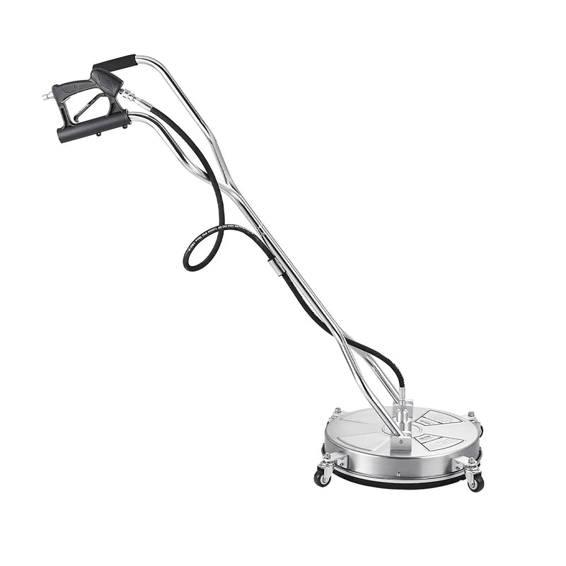 46 cm augstspiediena virsmas tīrītājs ar 4 riteņiem un dubulto rokturi, 275 bar