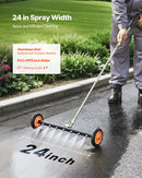 VEVOR 61 cm augstspiediena mazgātājs ar 2 riteņiem un 2 pagarinātām caurulēm