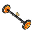 VEVOR 41 cm apakššas tīrītājs ar riteņiem un 2 pagarinājumiem