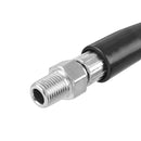 VEVOR augstspiediena mazgātāja šļūtene 30,5 m, 6,35 mm, 4200 PSI, bez saliekuma, ar misiņa vītni