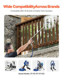 Bezgaisa krāsošanas pistoles un šļūtenes komplekts 248 bar ar pagarināmajiem stieņiem un filtriem