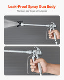 Bezgaisa krāsošanas pistoles un šļūtenes komplekts 248 bar ar pagarināmajiem stieņiem un filtriem