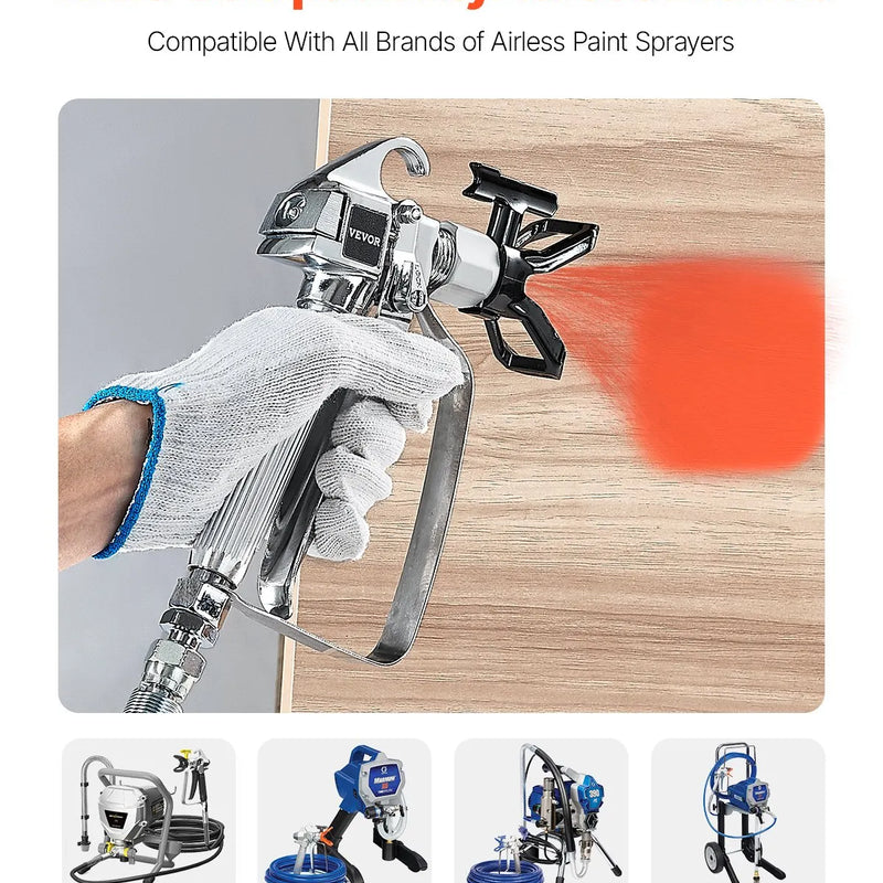 Bezgaisa krāsošanas pistole 248 bar augstspiediena ar 5 sprauslām