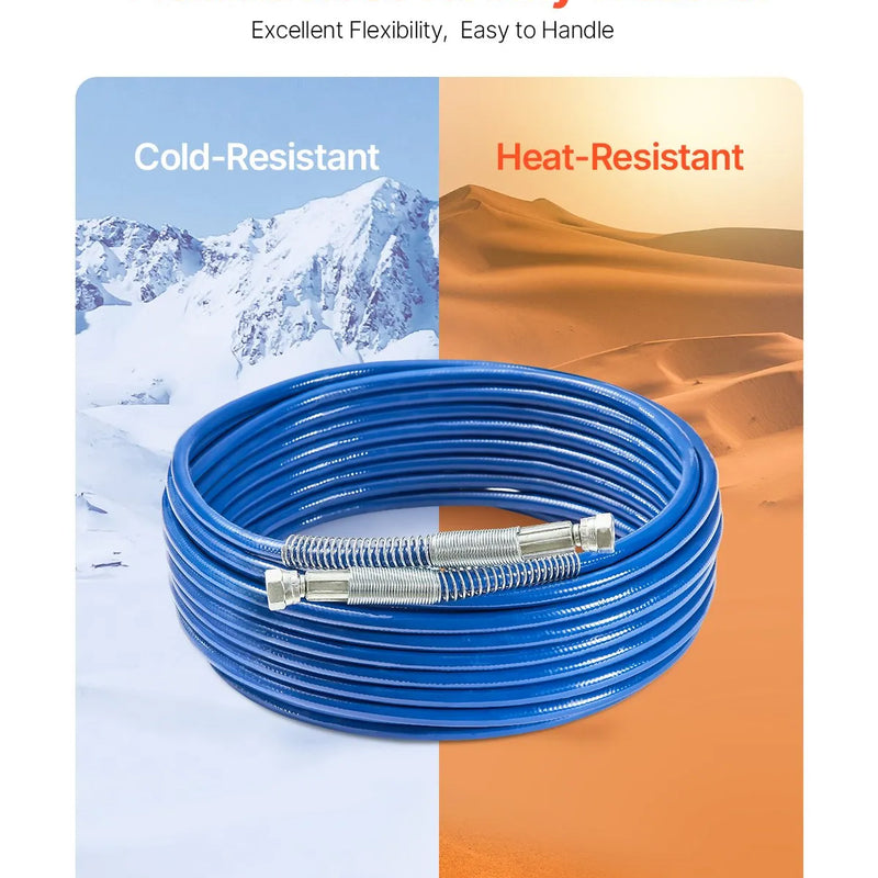 15,2 m bezgaisa krāsošanas smidzinātāja šļūtene 6,35 mm universāla