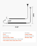 Sūkšanas šļūtenes caurules un atplūdes līnijas komplekts bezgaisa krāsošanas smidzinātājiem