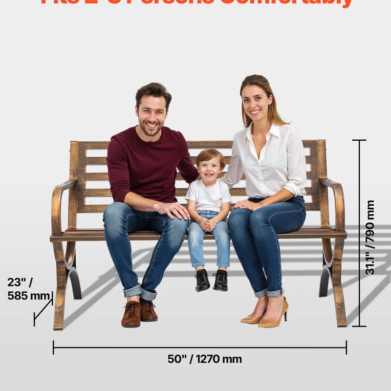 Āra sols 127 cm, ar oglekļa tērauda metāla rāmi, režģveida atzveltni un noapaļotiem roku balstiem, laikapstākļu izturīgs, antīka bronzas krāsā, piemērots terasei, dārzam, parkam, pagalmam un lievenim