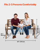 Āra sols 127 cm, ar oglekļa tērauda metāla rāmi, režģveida atzveltni un noapaļotiem roku balstiem, laikapstākļu izturīgs, antīka bronzas krāsā, piemērots terasei, dārzam, parkam, pagalmam un lievenim