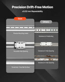 VEVOR lineārā vadotne ar 1000 mm darba gājienu, lodveida skrūves CNC lineārās kustības galda aktuators, motorizēts NEMA 23 soļu motors, augsta precizitāte, gravēšanas iekārtām, CNC frēzmašīnām un 3D printeriem