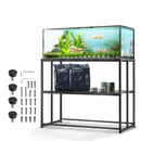 VEVOR 151 litru akvārija statīvs ar glabātuvi, tērauds, neslīdošas kājas, melns