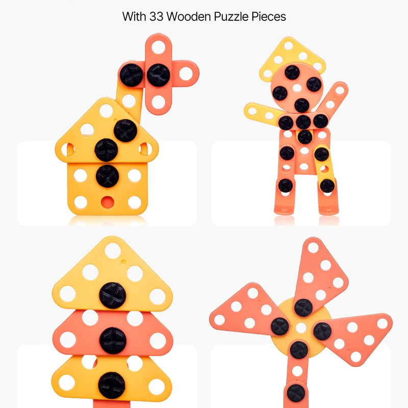 VEVOR bērnu darba galds, 181 detaļa, rotaļu instrumentu darbagalds ar reālistiskiem instrumentiem un elektrisko urbi, lomu spēļu būvniecības darbnīcas rotaļlieta maziem bērniem, izglītojoša dāvana zēniem un meitenēm no 3 gadu vecuma