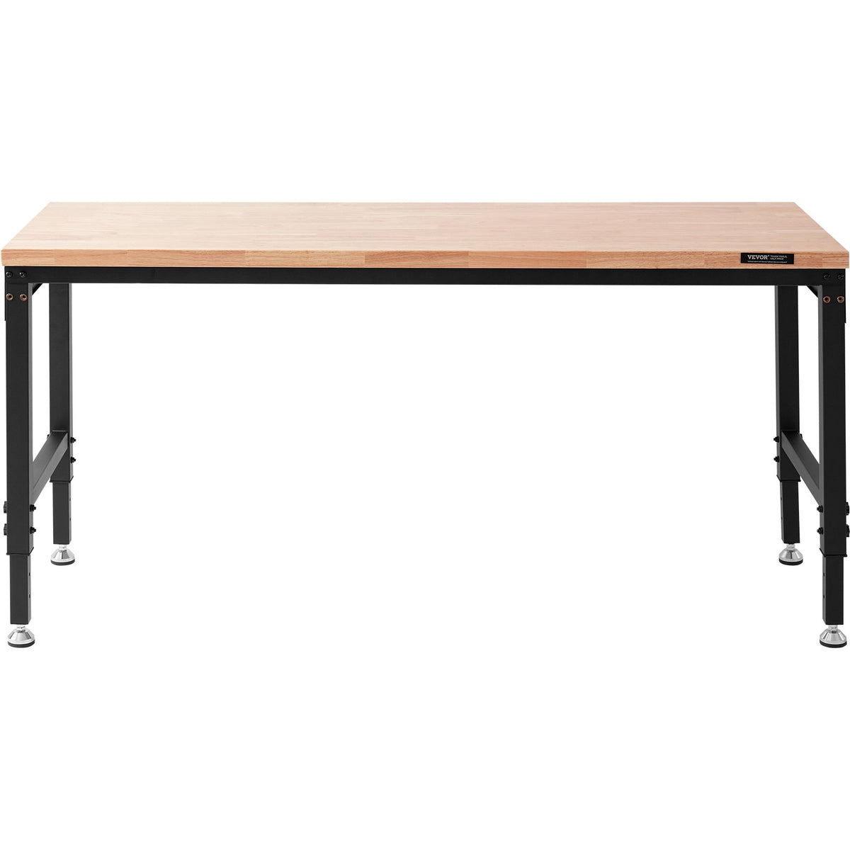 VEVOR Work Table with Power Outlet, 183x63.5x100 cm Work Surface, Workshop Table with 1361 kg Load Capacity