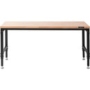 VEVOR darba galds ar strāvas kontaktligzdu, darba virsma 183x63.5x100 cm, darbnīcas galdu ar slodzes kapacitāti 1361 kg