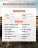 VEVOR piepūšamais automašīnas matracis Toyota 4Runner un Jeep Wrangler modeļiem, biezināts floka auduma kempinga matracis auto nakšņošanai, izturīgs un pārnēsājams guļampaklājs ar iebūvētu pumpi un 2 spilveniem, pelēkā krāsā