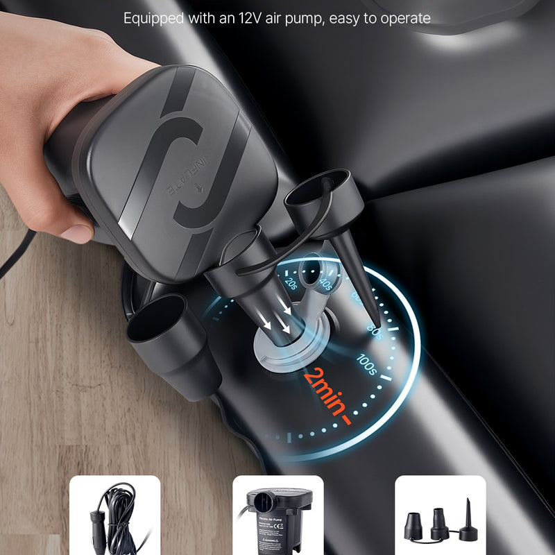 VEVOR piepūšamais auto matracis kempingam un ceļojumiem - piemērots SUV, MPV un sedaniem