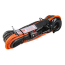 VEVOR sintētiskā vinčas trose 6,4 mm x 15,2 m, 4,5 t, ar aizsarguzmavu, apstādinātāju, kaltu āķi un vilkšanas siksnu, piemērota ATV, UTV un vieglajiem auto