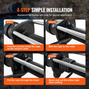 VEVOR sintētiskā vinčas trose, 9.5 mm × 30.48 m, 12 020 kg celtspēja, sintētiskais vinčas troses kabelis ar aizsarguzmavu + kalta vinčas āķi + vilkšanas siksnu, universāli piemērota SUV, lieliem bezceļu auto un kravas automobiļiem