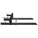 VEVOR palešu dakšas 907,2 kg ar stiprinājumu uz kausa, 109,2 cm traktora kausa dakšas ar regulējamu stabilizatora stieni, smagās slodzes dakšas traktoriem, iekrāvējiem un frontālajiem kausiem