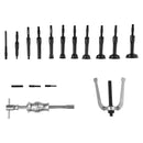 VEVOR aklā gultņa un blīvējuma izvilkšanas komplekts, ar slīdošo āmuru un iekšējo izvilkšanas rīku, 10 regulējami skavturi un pretbalsts, 16 daļas