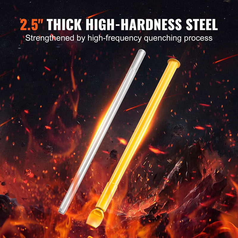 Riepu malas atdalītāja slidkalts, 1177 mm garš, smagās slodzes tērauda, pārnēsājams trieciens riepu nomaiņai vieglajiem auto, kravas automašīnām un piekabēm