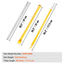 Riepu malas atdalītāja slidkalts, 1177 mm garš, smagās slodzes tērauda, pārnēsājams trieciens riepu nomaiņai vieglajiem auto, kravas automašīnām un piekabēm