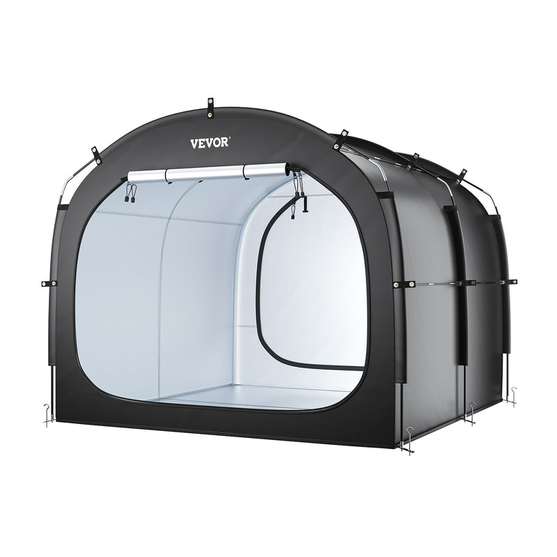 VEVOR āra velosipēdu uzglabāšanas telts, plaša ūdensizturīga velosipēdu nojume 5 velosipēdiem