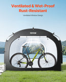 VEVOR āra velosipēdu uzglabāšanas telts, plaša ūdensizturīga velosipēdu nojume 5 velosipēdiem