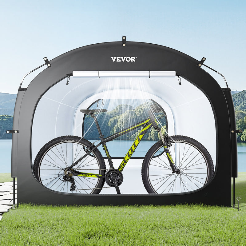VEVOR āra velosipēdu uzglabāšanas telts, plaša ūdensizturīga velosipēdu nojume 5 velosipēdiem