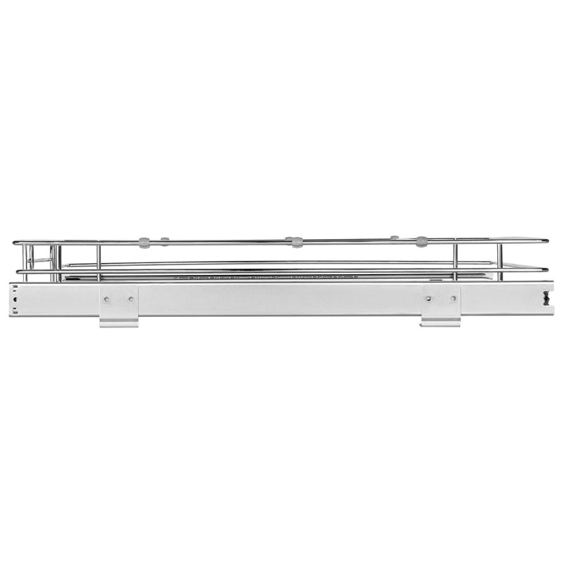 VEVOR 28 cm x 53 cm Ievilkšanas Skapja Organizators, Smagās Klases Hroma Tērauda Slīdošās Atvilktnes, Uzglabāšanai Virtuvē, Vannasistabā, Zem Izlietnes