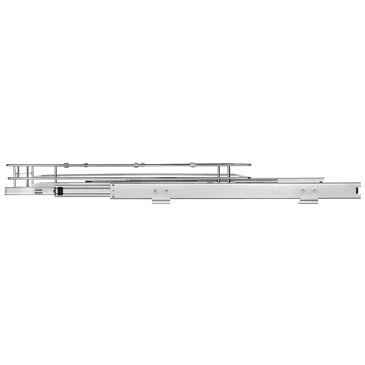 VEVOR 28 cm x 53 cm Pull-Out Cabinet Organiser, Heavy-Duty Chrome Steel Sliding Drawers, Storage for Kitchen, Bathroom, Under Sink